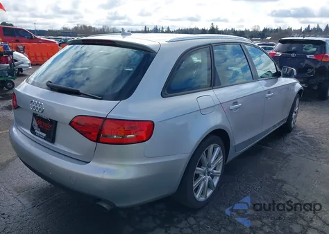 2010 Audi A4 2.0T Premium from USA, damaged, VIN WAUSFAFL7AA127500